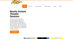 Desktop Screenshot of nearlyinstanttheatre.co.uk