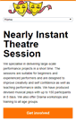 Mobile Screenshot of nearlyinstanttheatre.co.uk